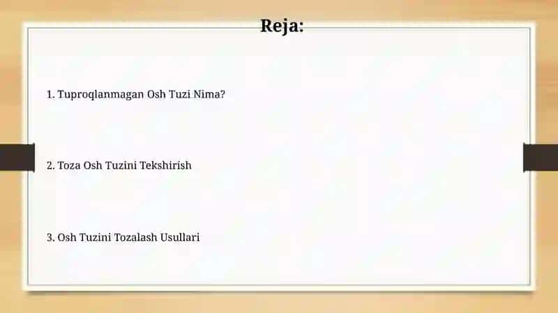 Ifloslangan oshtuzin tozalash 2