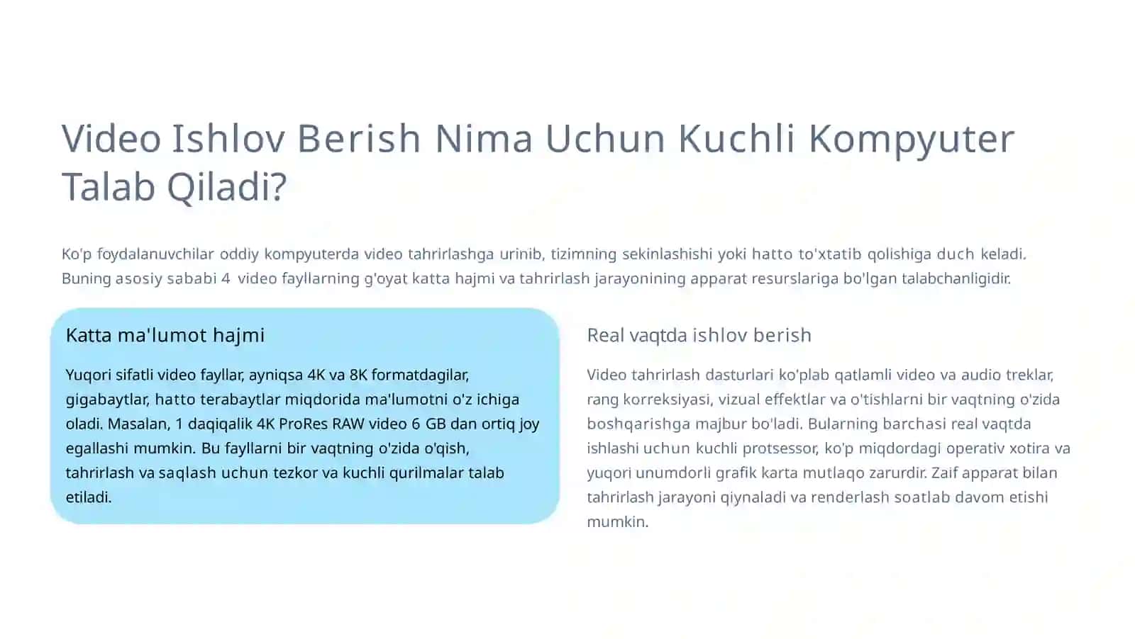 VideolarniRaqamlashtirishUchunKompyuterTalablari 2