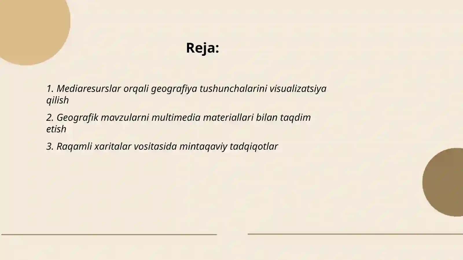 Geografiya darslarida mediaresurslardan foydalanish orqali oʻquvchilarni samaradorligini oshirish 2