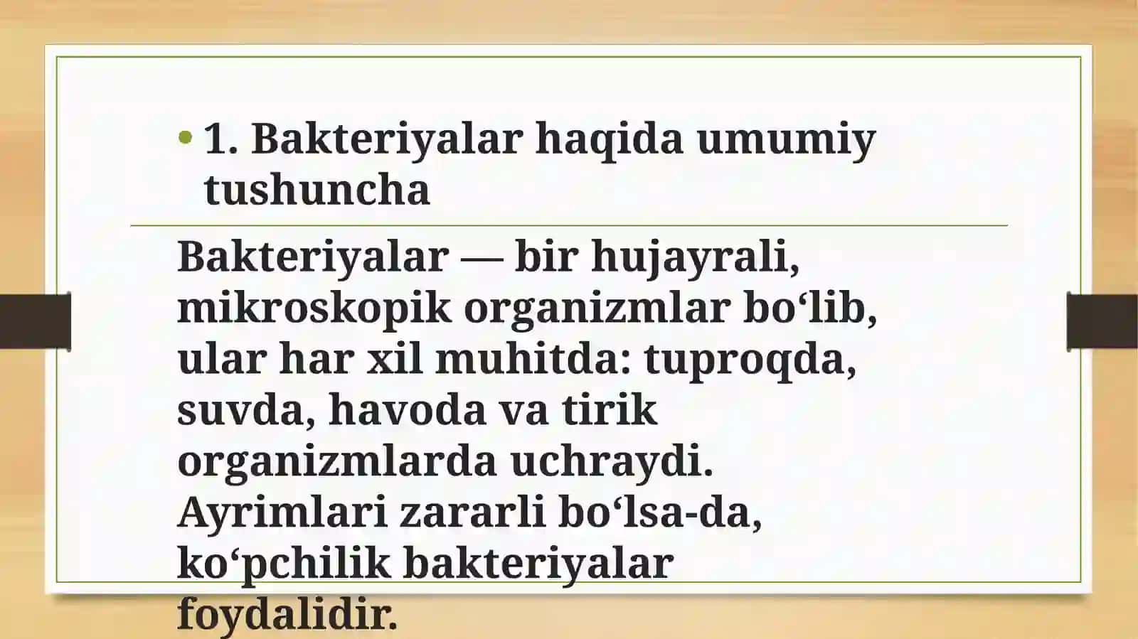 Bakteriyalardan sanoatda va qishloq xo’jaligida ahamiyati 2