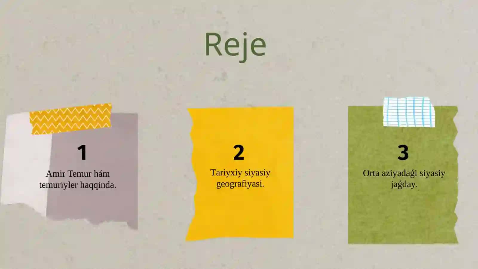 Amir Temur hám temuriyler dawiri tariyxiy geografiyasi 2