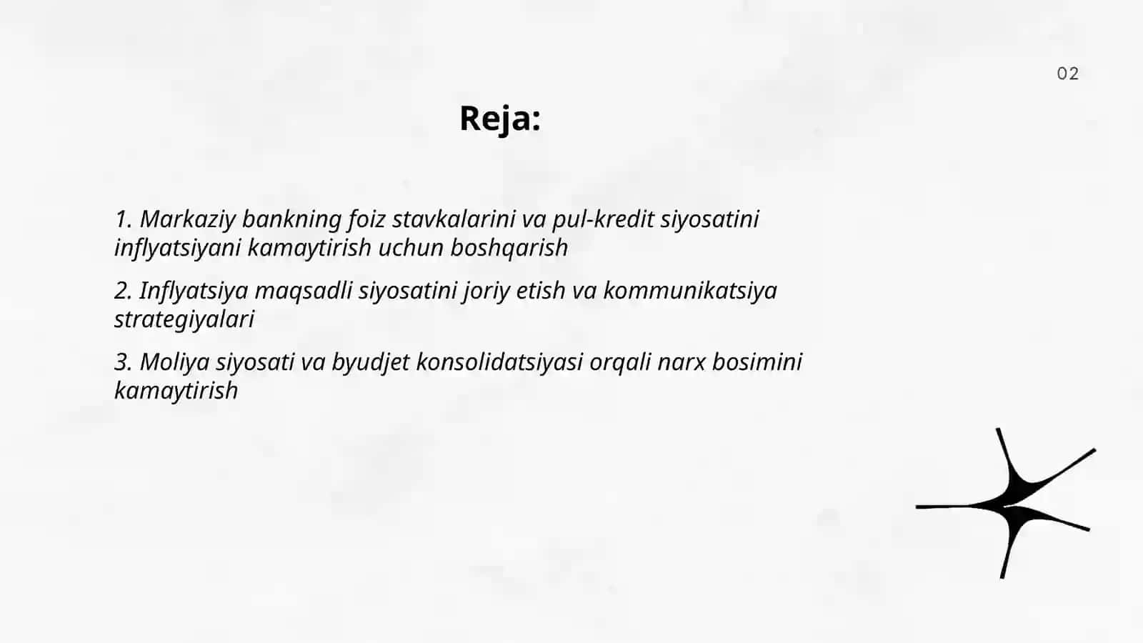 Infilatsiyaga qarshi kurashish yo'llari 2