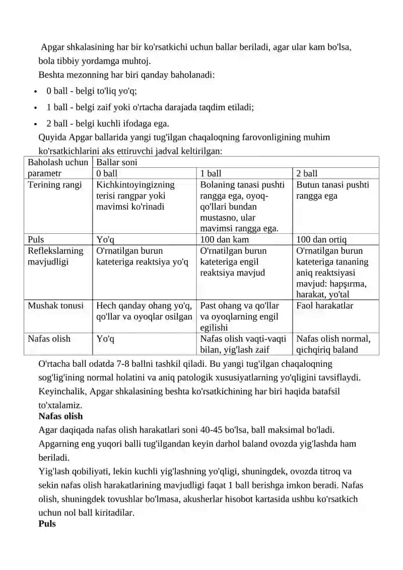 Apgar Shkalasi 2