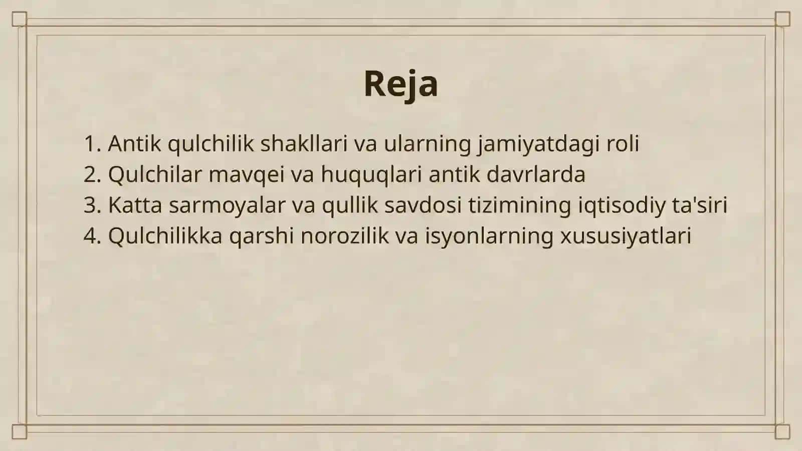 ANTIK QULCHILIK VA UNING O‘ZIGA XOS XUSUSIYATLARI 2