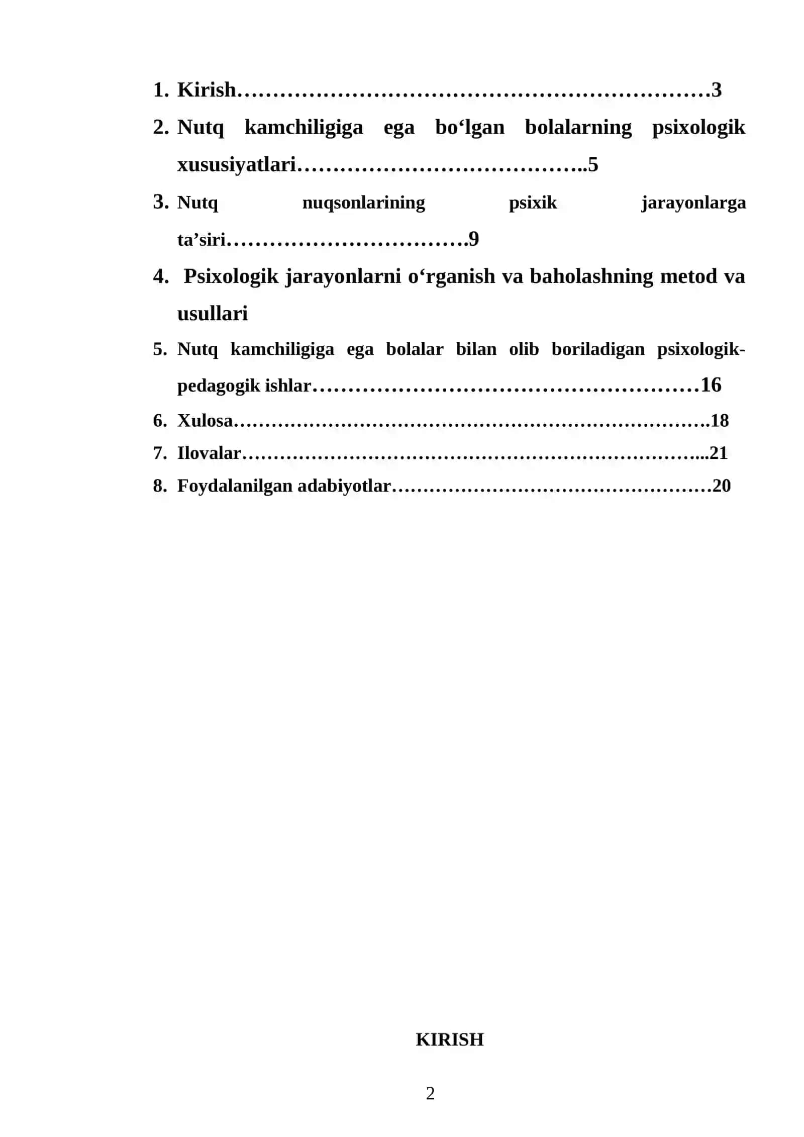 Nutq kamchiligiga ega bo‘lgan bolalar psixologik jarayonlarini o‘rganish 2