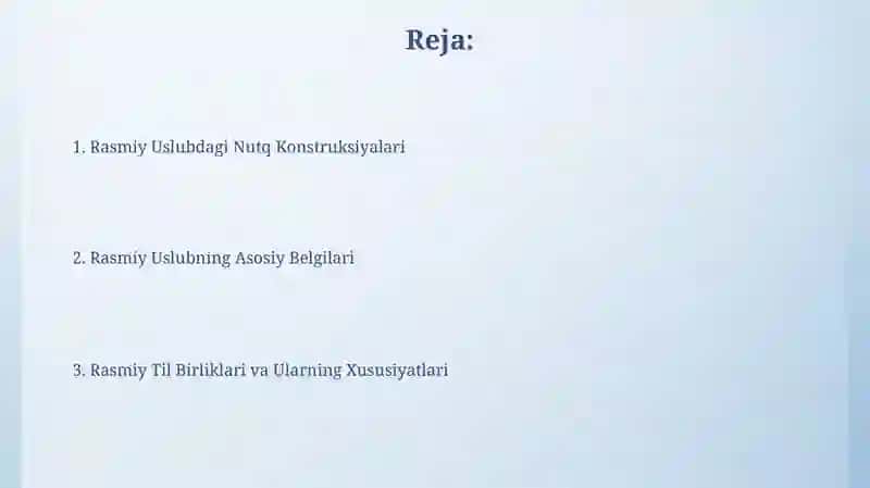 Rasmiy usluv va lingvistik xususiyatlari 2