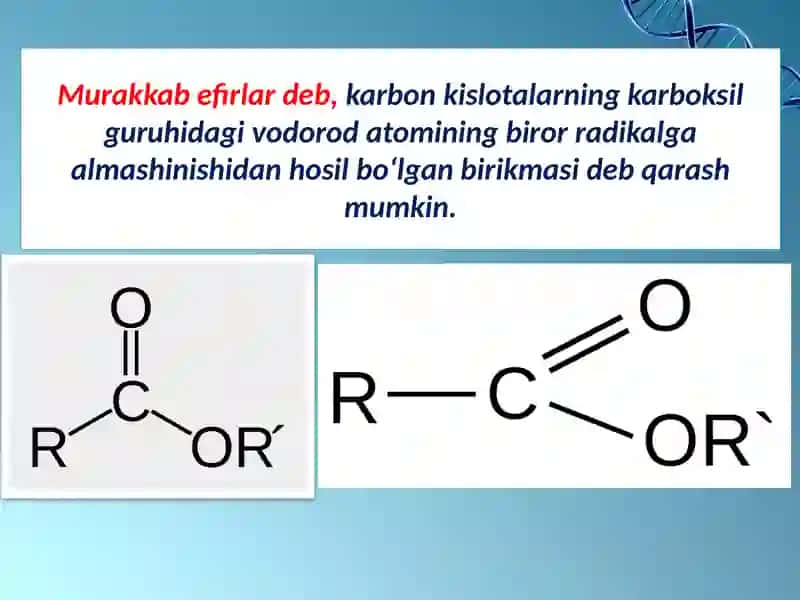 Murakkab Efirlar 2