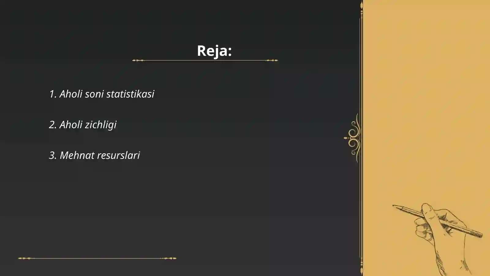 AHOLI VA MEHNAT RESURSLARI STATISTIKASI 2