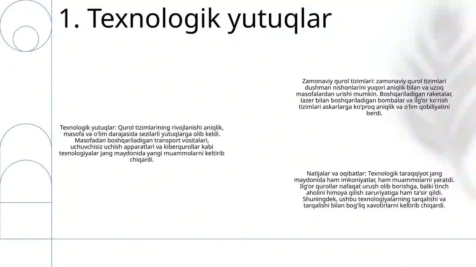 Zamonaviy Qurolsozlik Haqida 2
