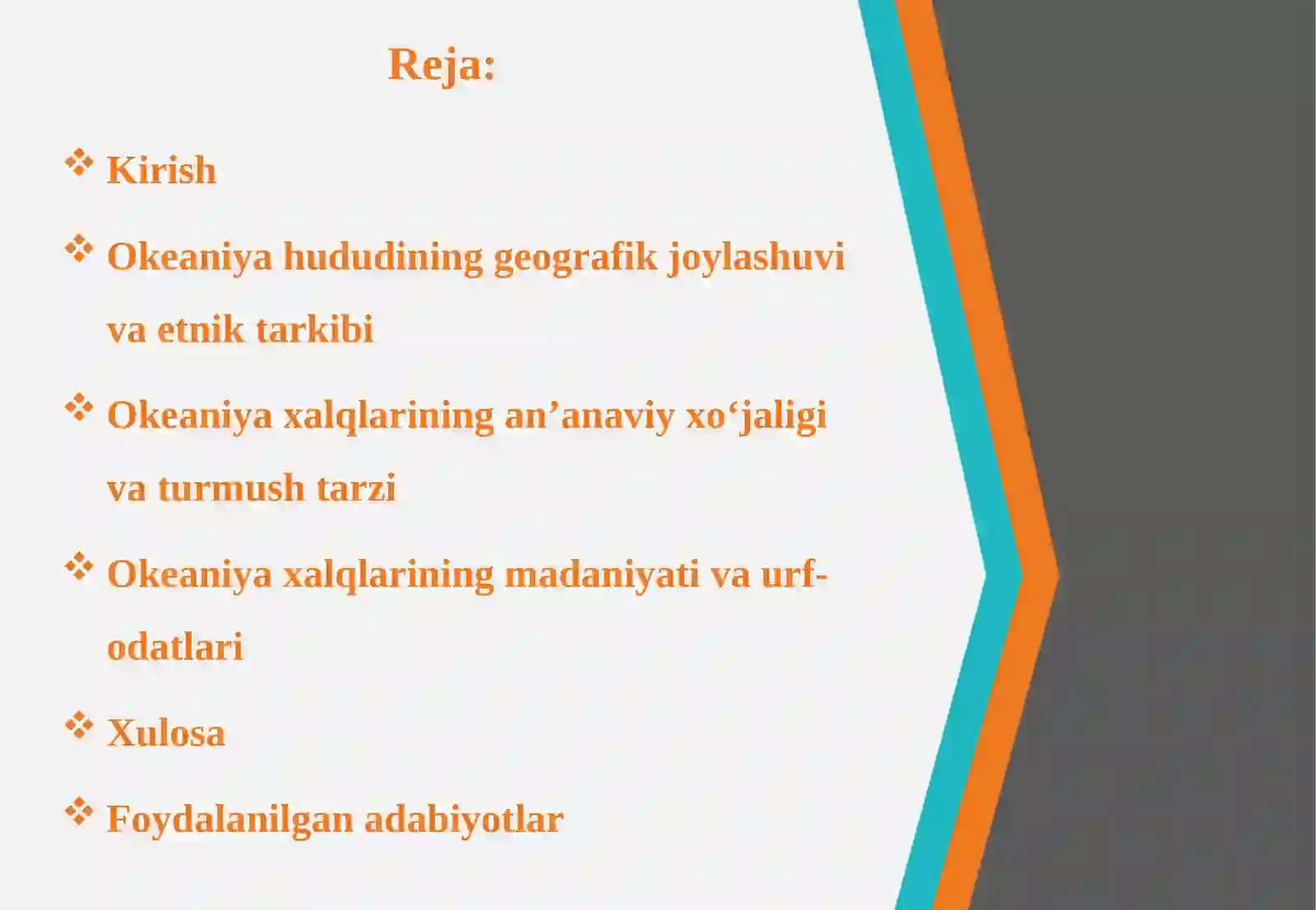 Okeaniyaxalqlar ixtirochisi va madaniyati 2