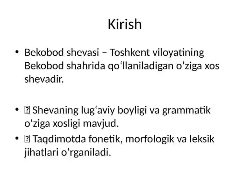 BEKOBOD SHEVASI 2