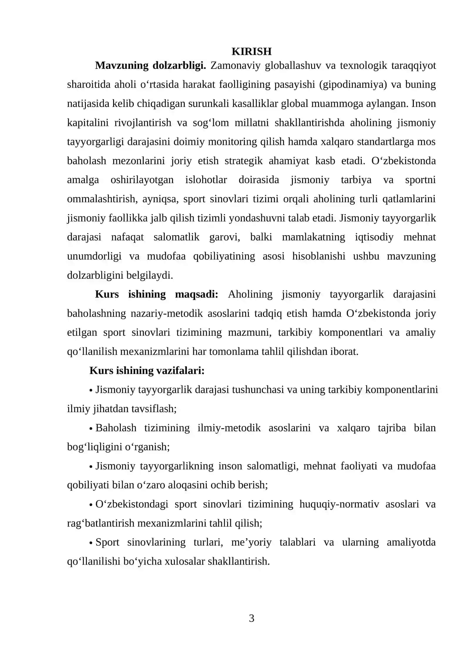 Aholining jismoniy tayyorgarligini baholash mezonlari 2