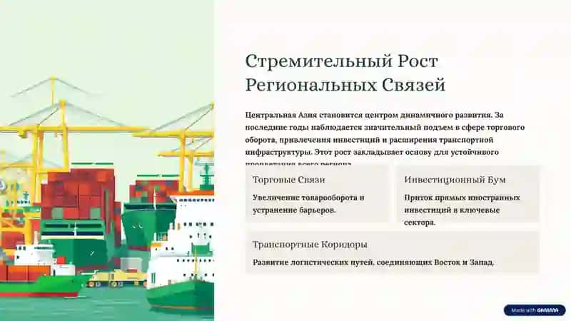Центральная Азия – Место Гармонии: Стратегическое Видение 2