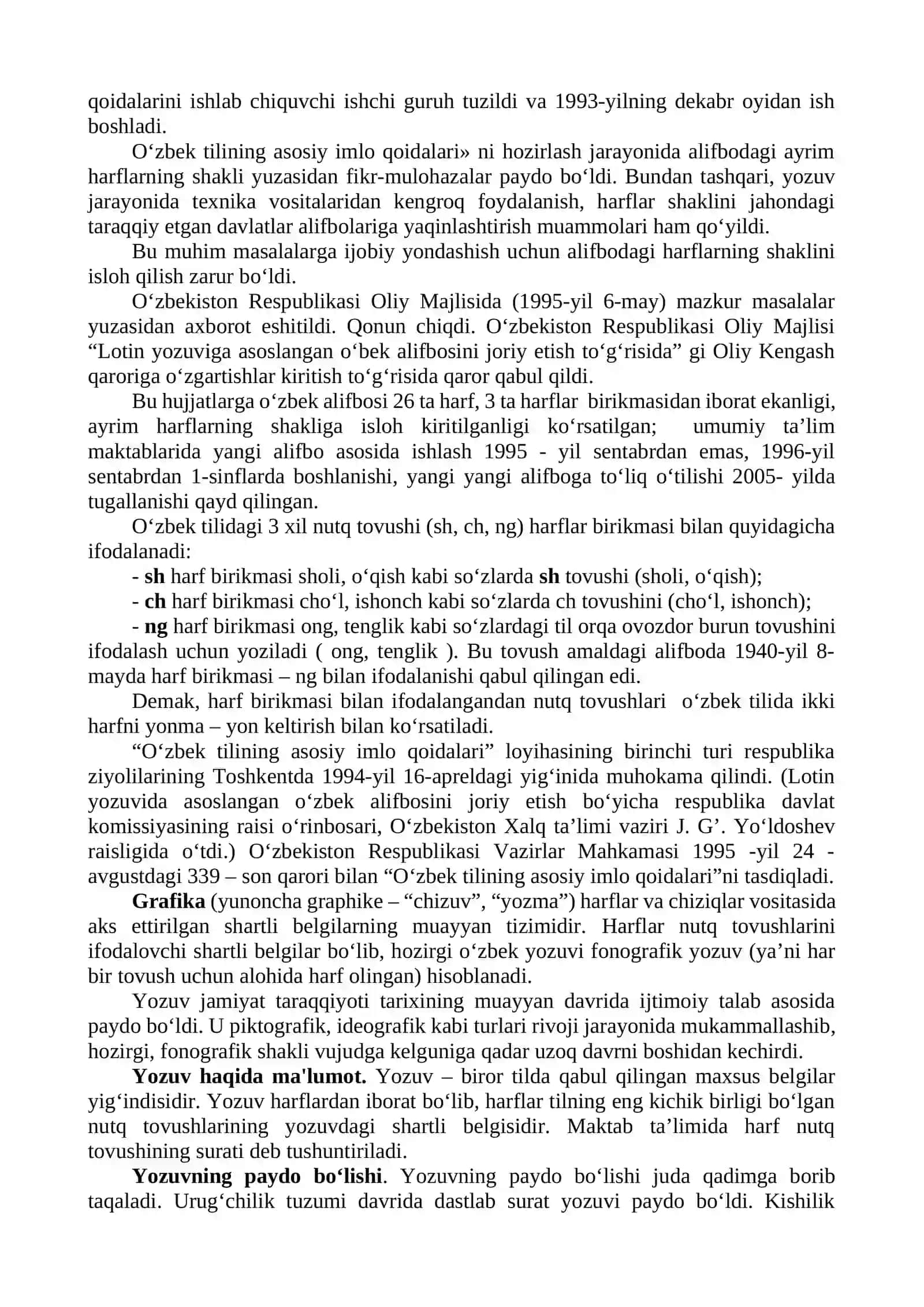 O‘zbek tilining imlo qoidalari haqida umumiy ma’lumot 2