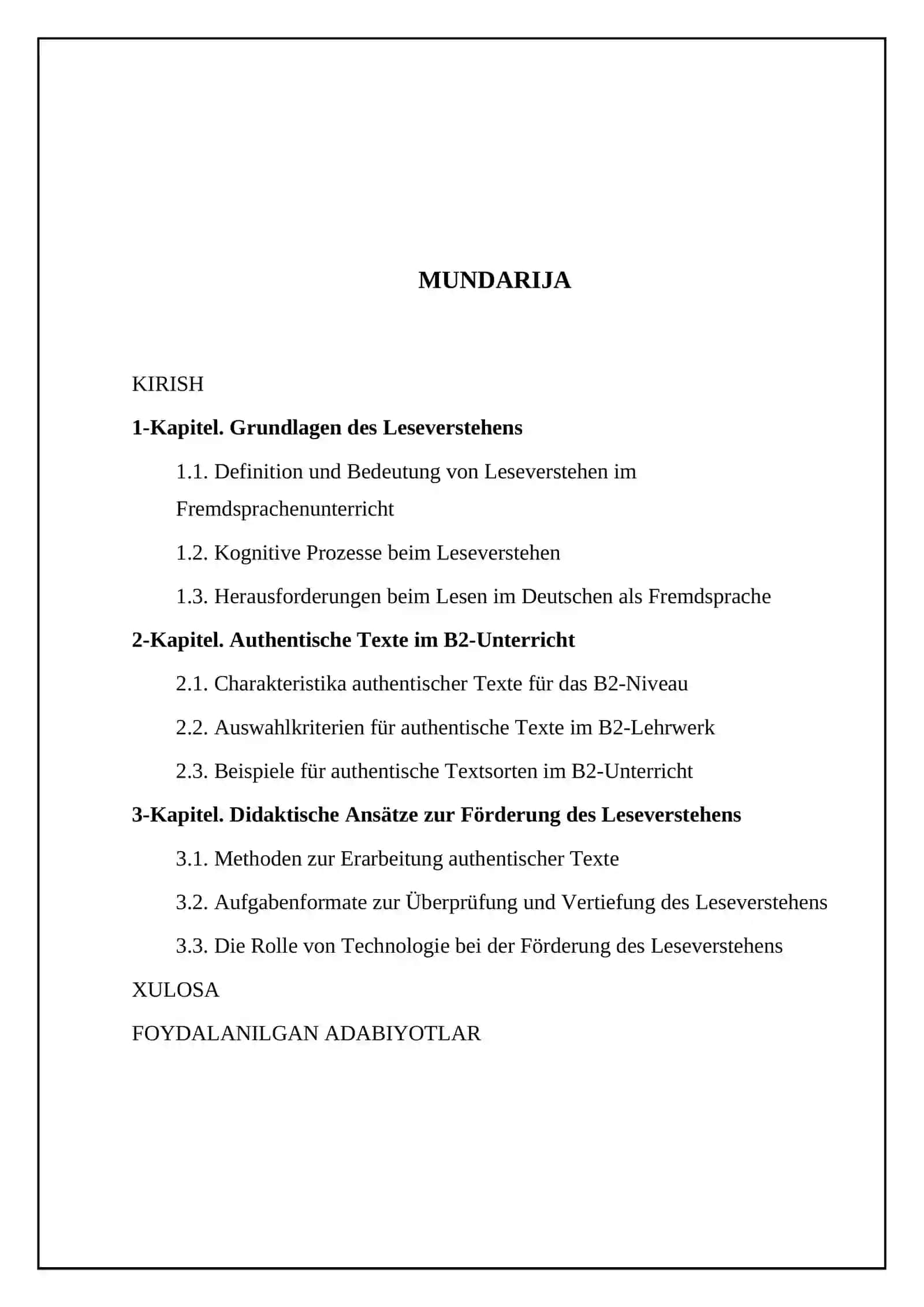 Die Rolle des Leseverstehens: Analyse von authentischen Texten in B2-Lehrwerken 2