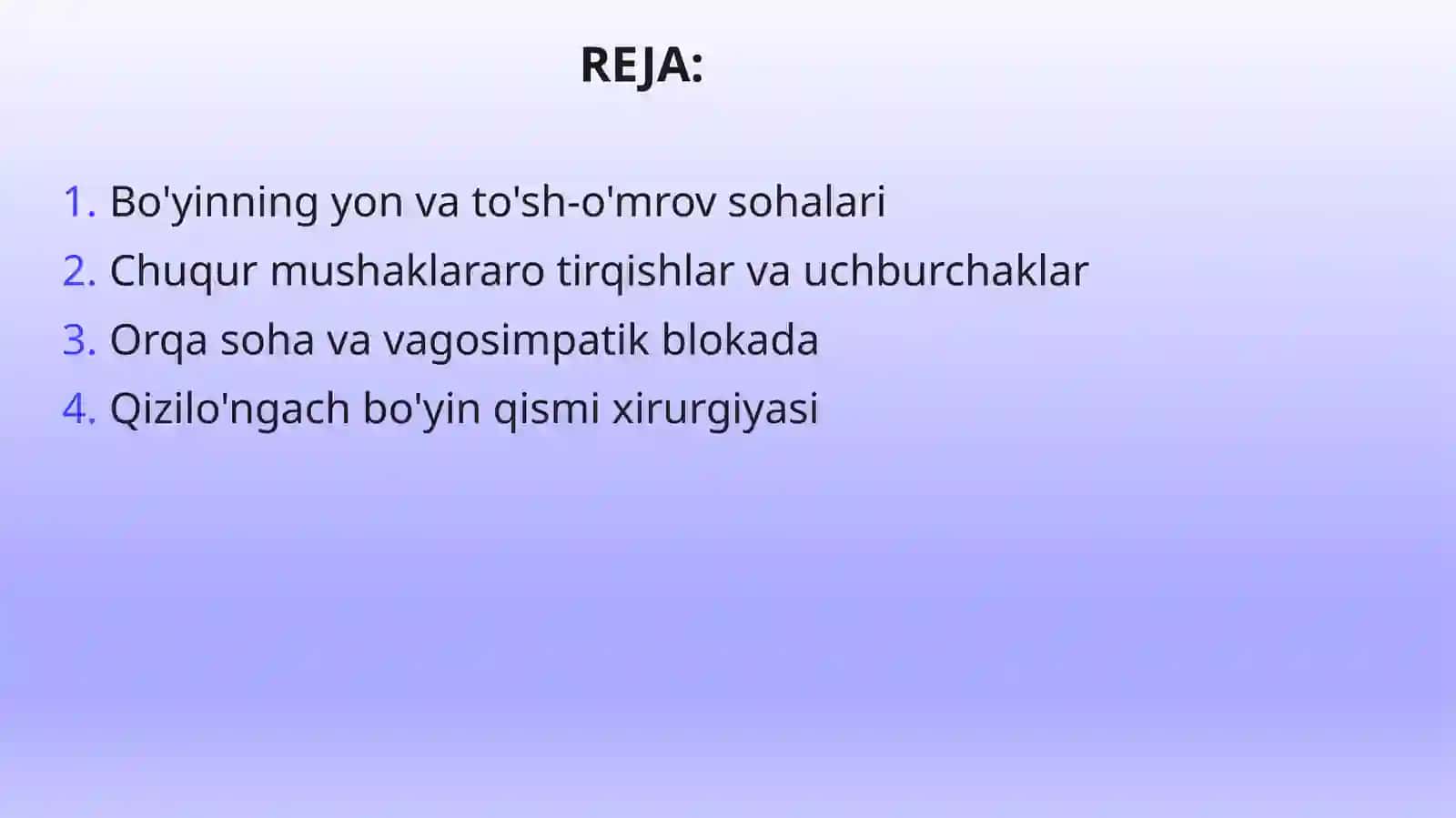Bo'yinning yon va to'sh-o'mrov-so'rgichsimonsohalari 2