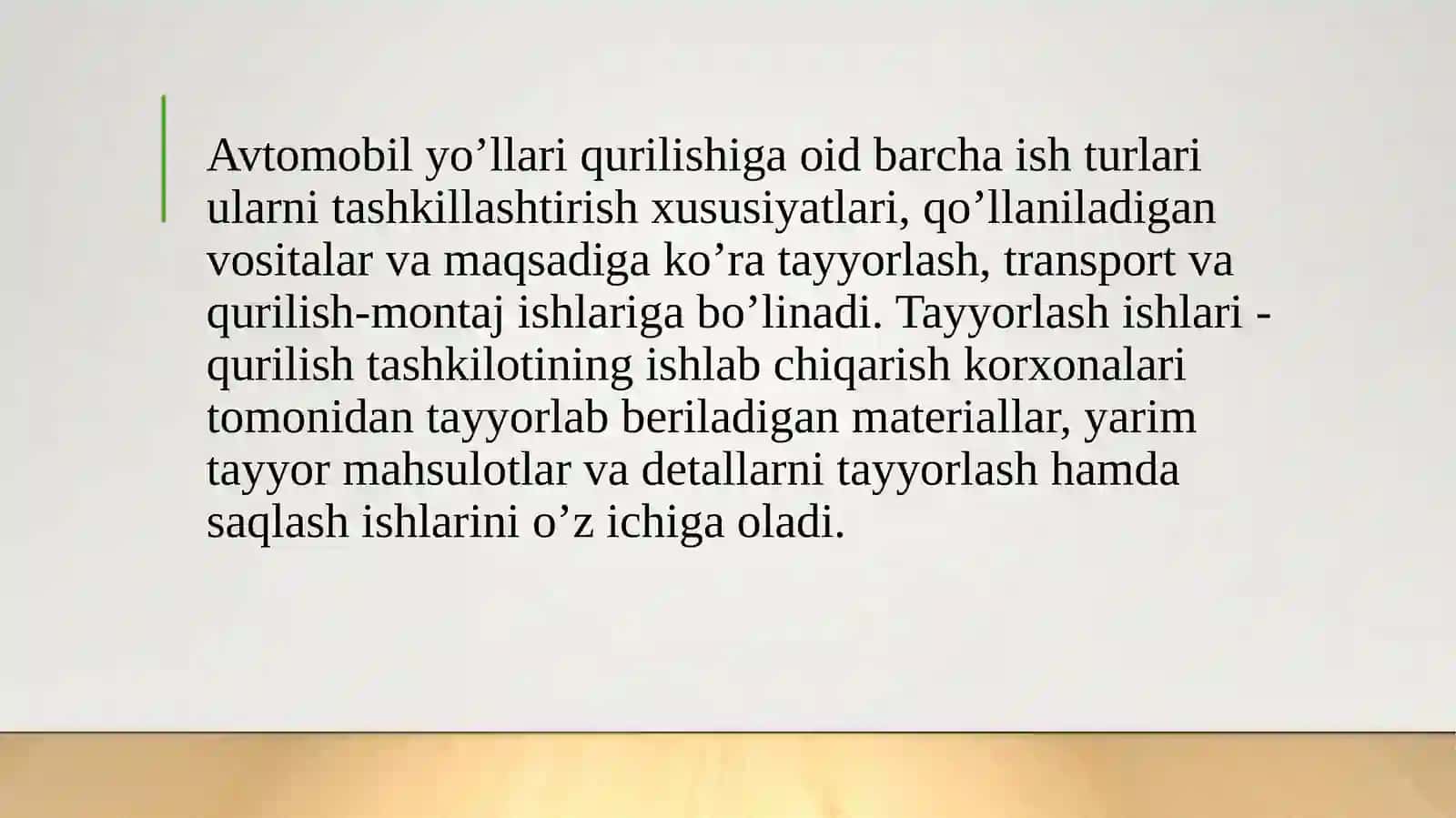 Yo‘l poyini qurishtexnologiyalarini takomillashtirish masalalari 2