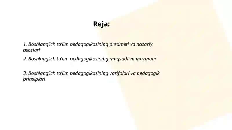 Boshlangʻich taʼlim pedagogikasi 2