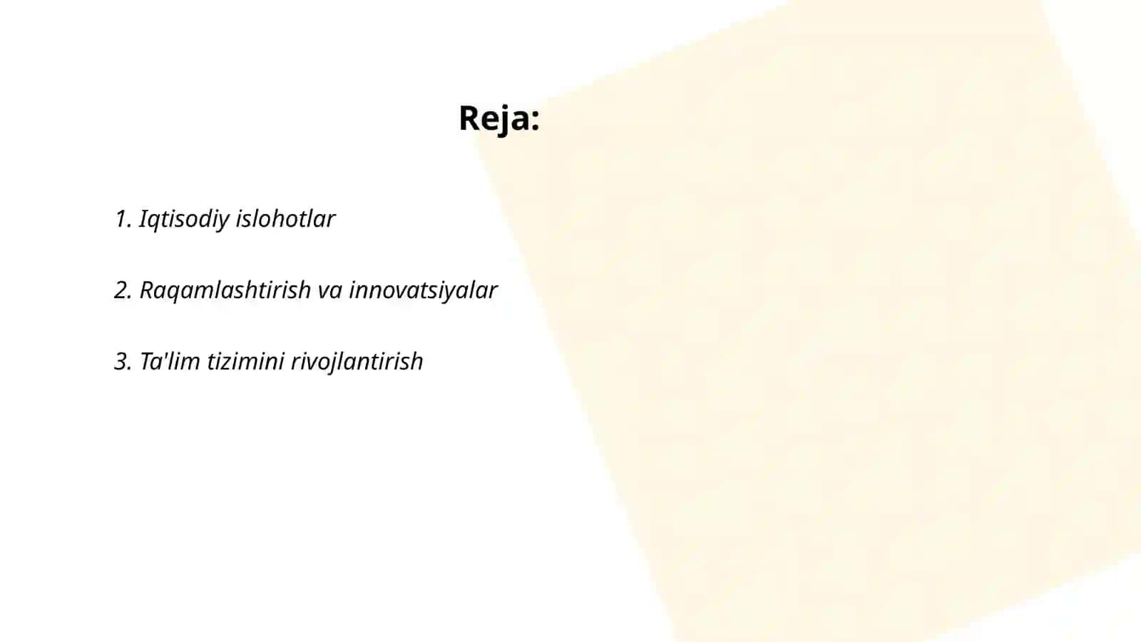 Òzbekiston taraqqiyot yòlida 2