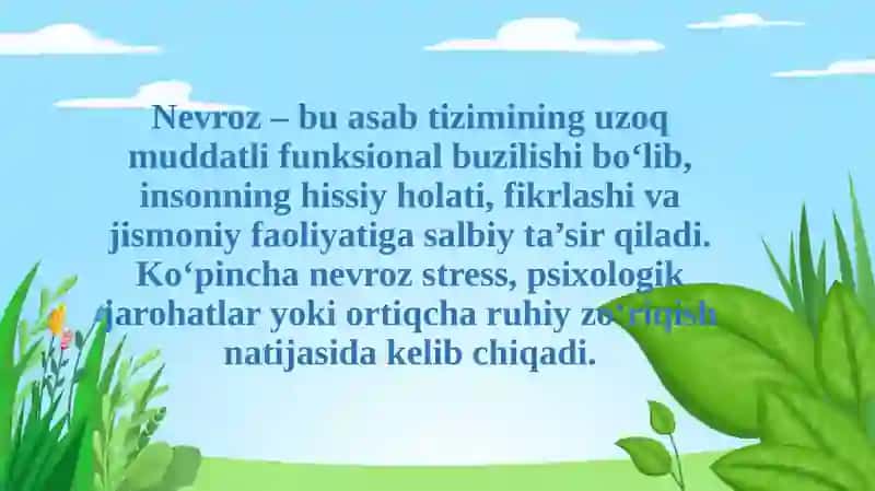 Nevro’z qanday kasallik? 2