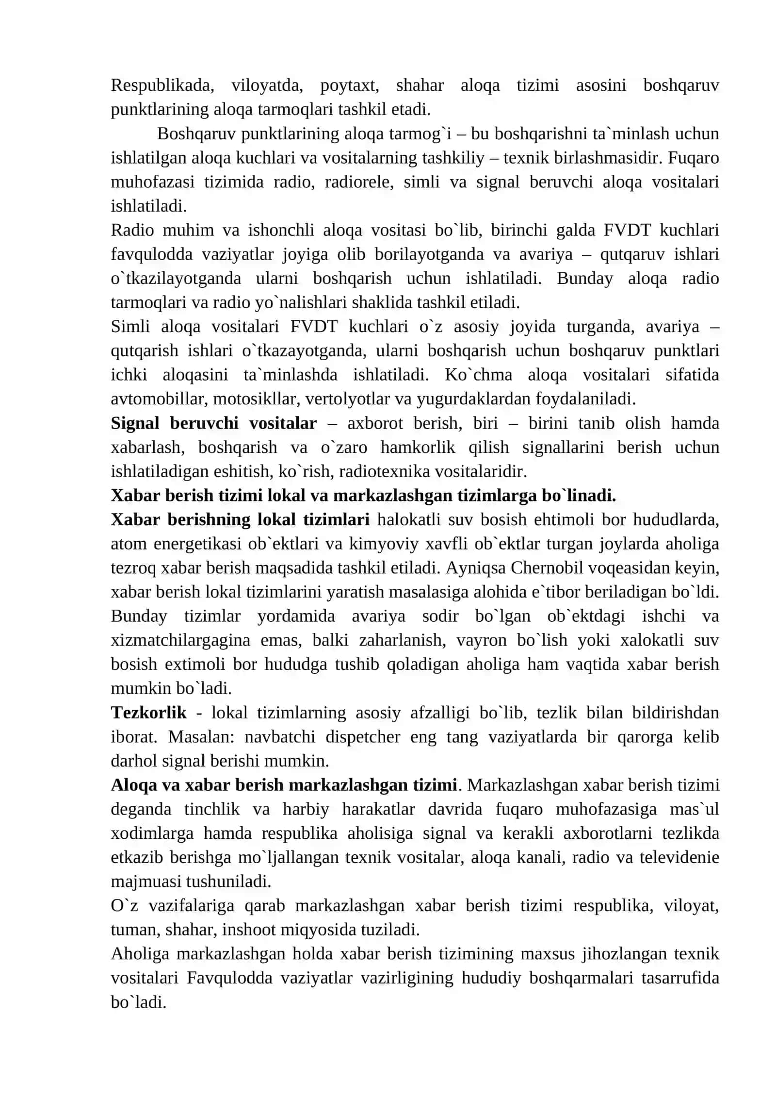 FUQARОLARNI FAVQULОDDA VAZIYATLARDAN HIMОYA QILISH USLUBLARI VA VОSITALARI, ULARNING ХUSUSIYATLARI 2