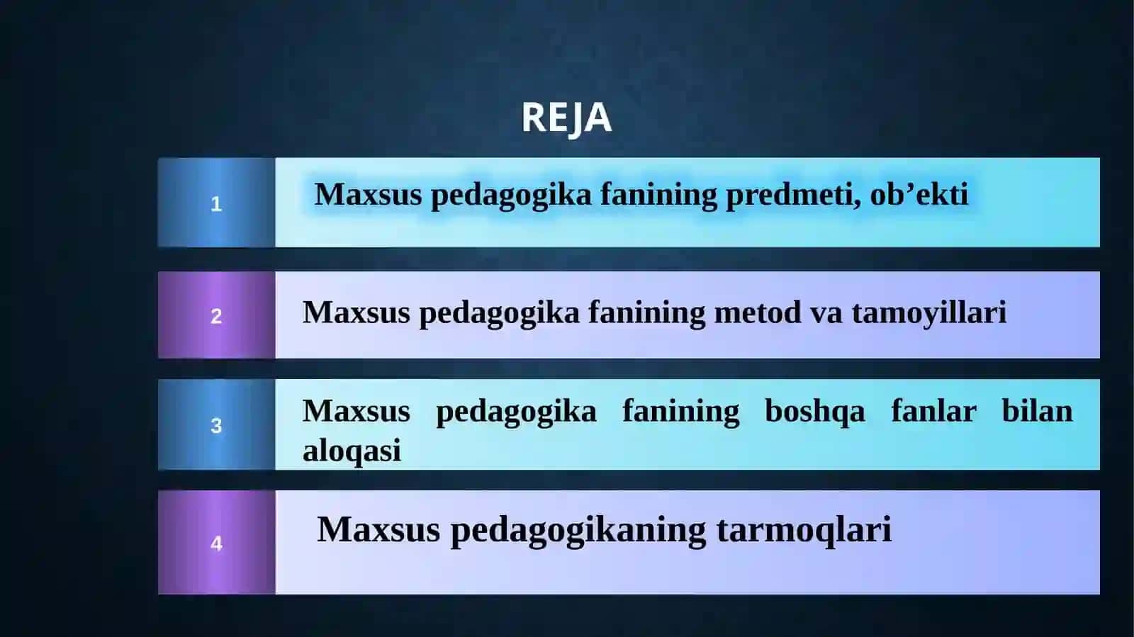 Maxsus pedagogika fanining predmeti, ob’ekti, boshqa fanlar bilan aloqasi 2