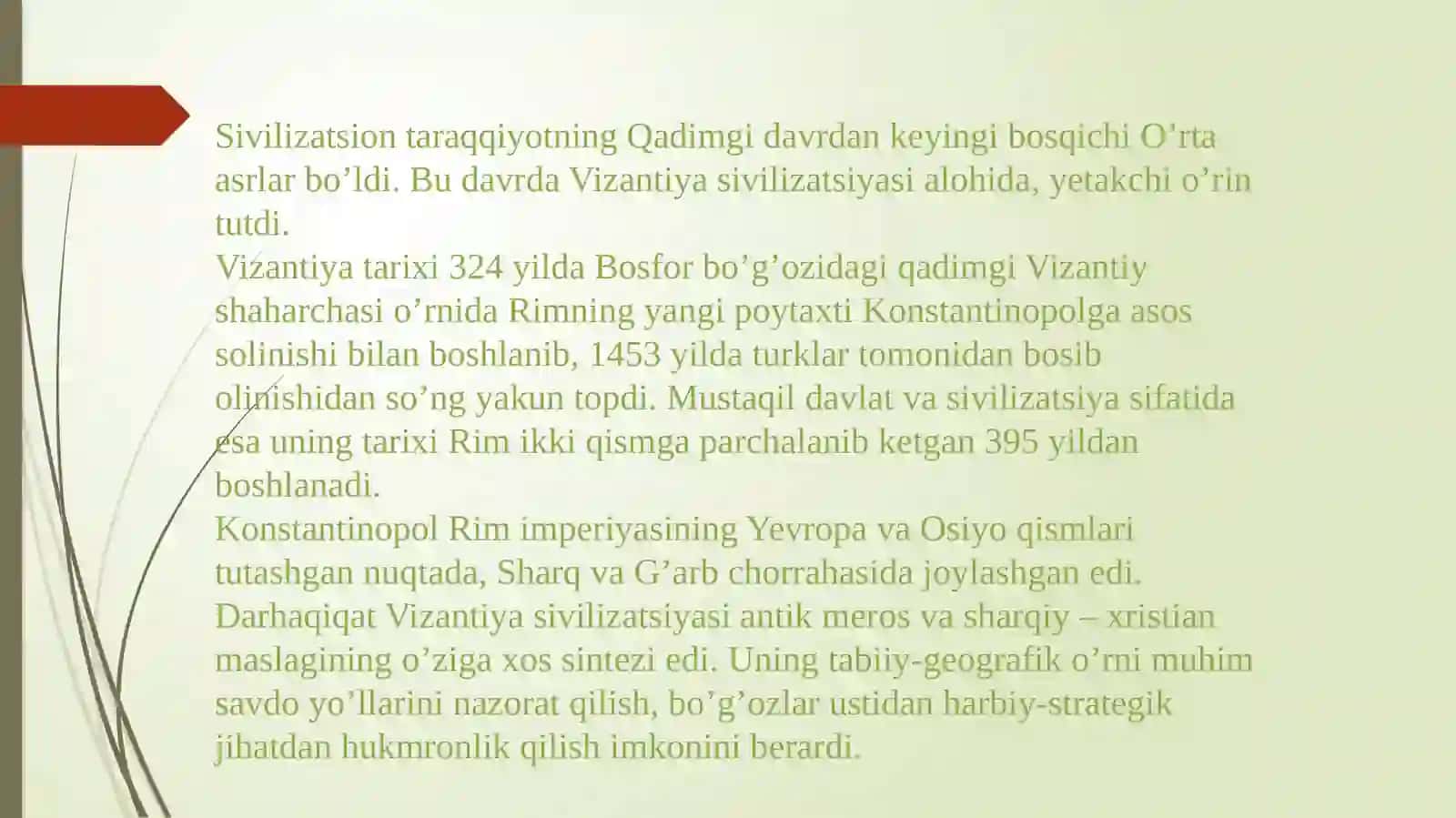 Vizantiya sivilizatsiyasi 2