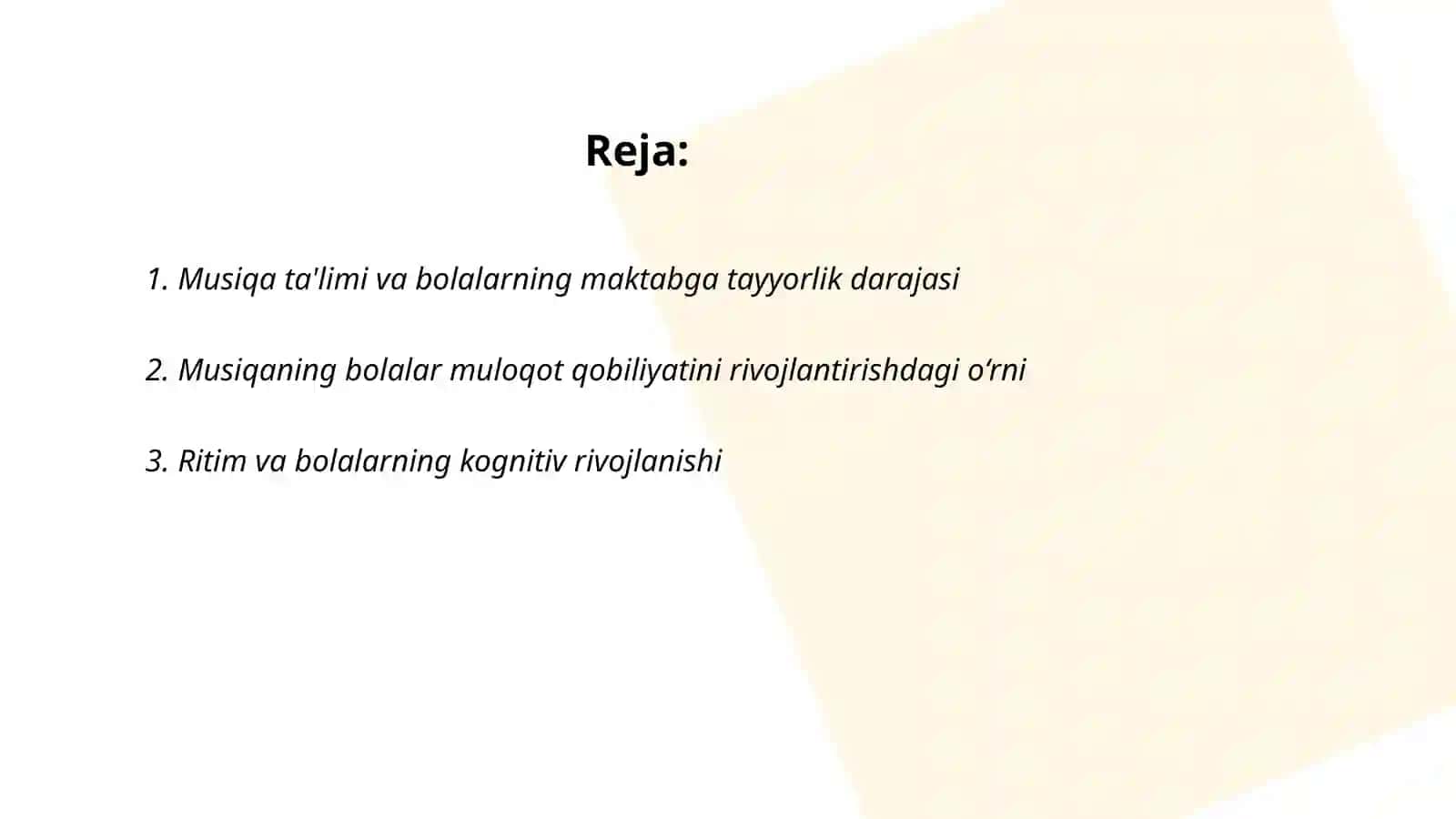 Musiqa ta'limini bolalarni maktabga tayyorlashdagi o‘rni 2