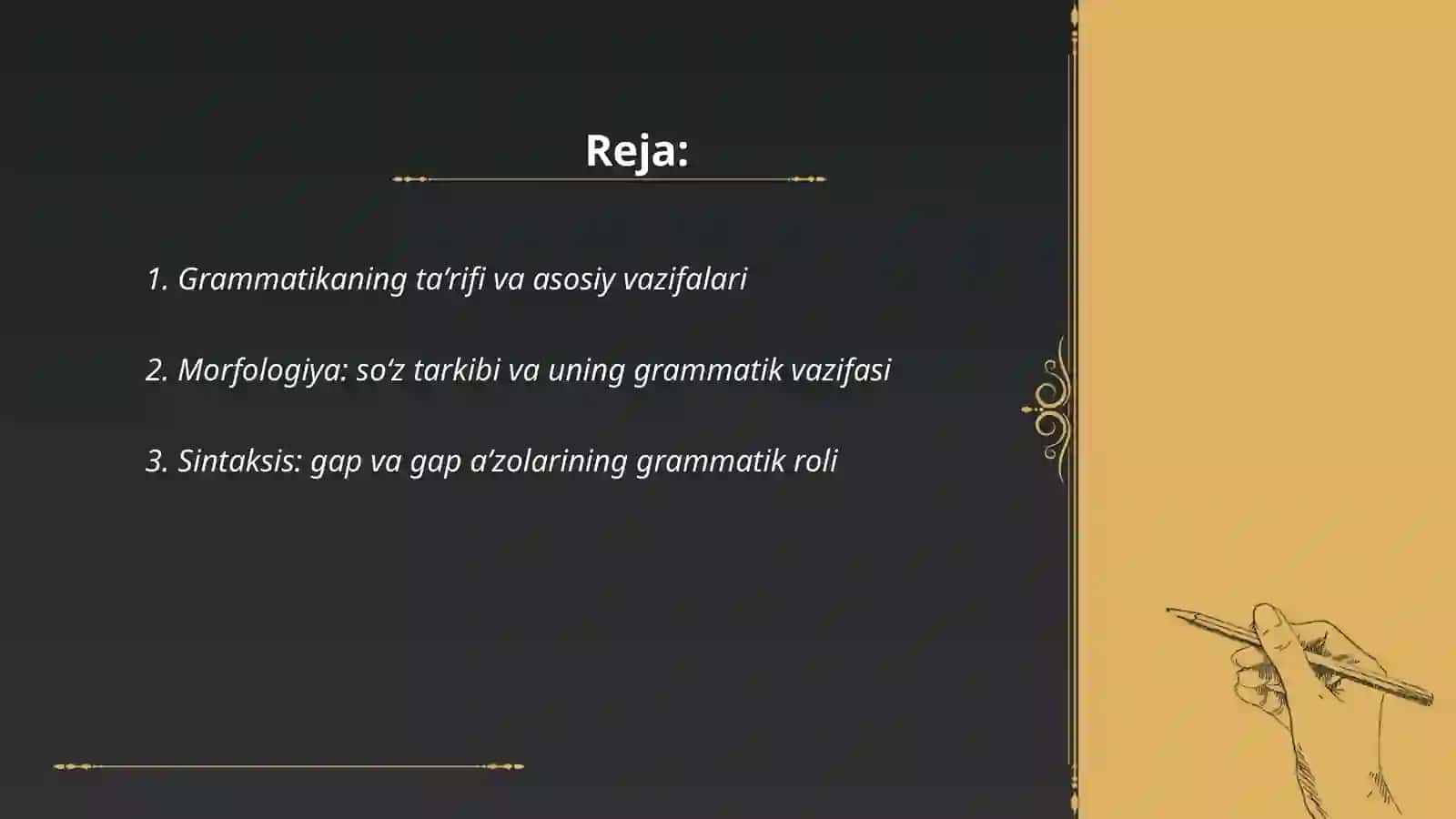 Grammatika va uning vazifasi 2