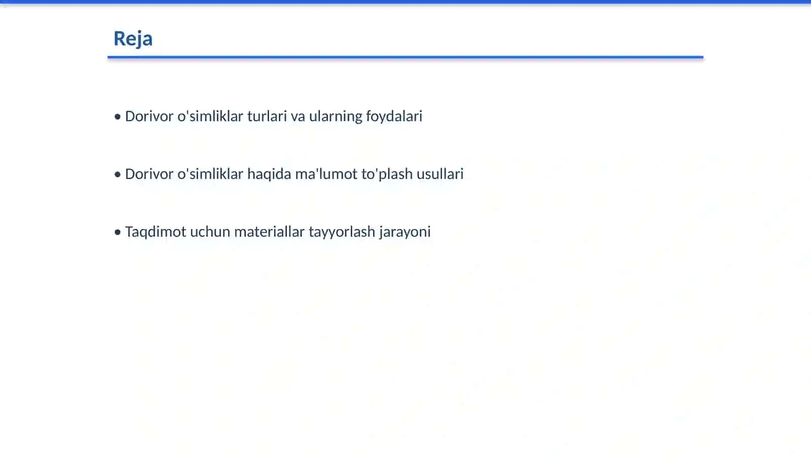 Dorivor o'simliklar bo'yicha refarat va taqdimot tayyorlash bo'yicha uslubiy ko'rsatmalar 2