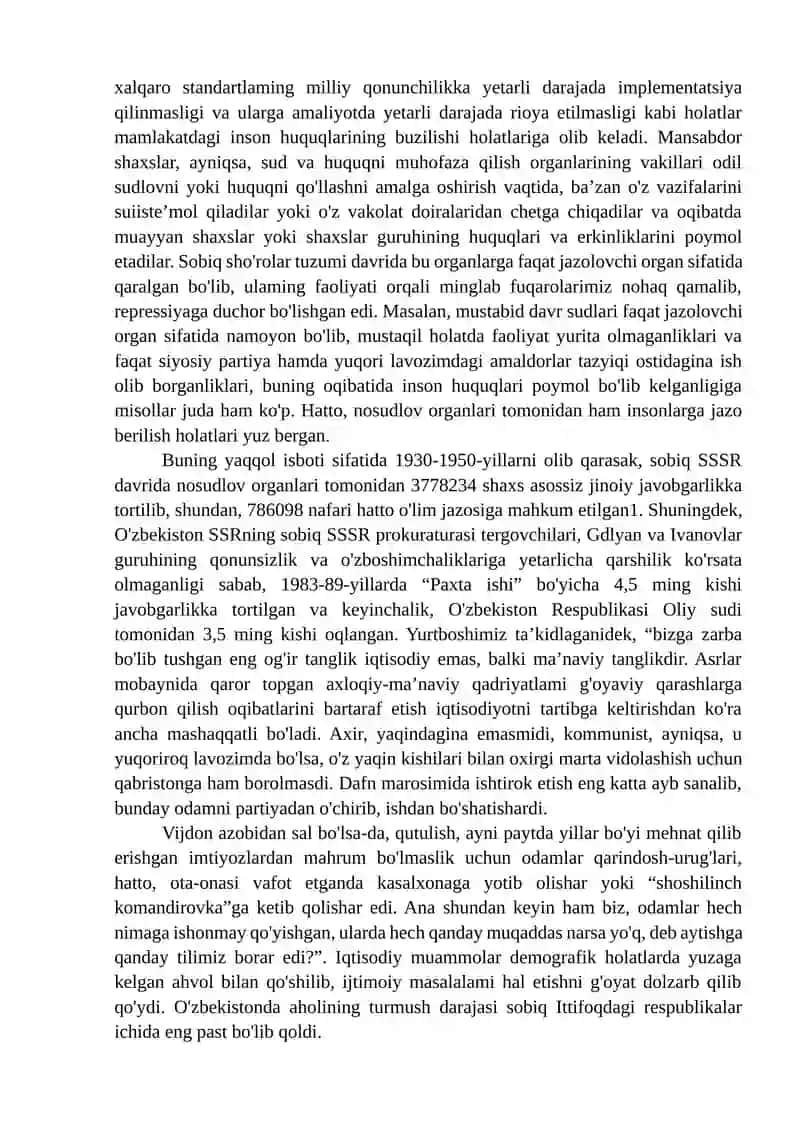 Inson huquqlari: Umumiy tushunchalar va uning mohiyati 2