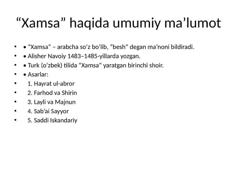 Alisher Navoiy “Xamsa” dostonlarida ta’lim-tarbiyaviy g‘oyalar 2