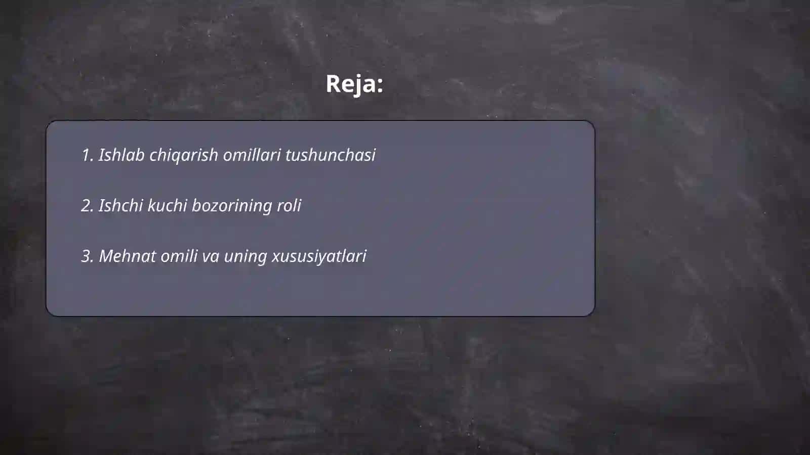 ISHLAB CHIQARISH OMILLARI BOZORI 2