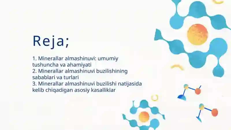 Minerallar almashinuvi buzilishi va ulardan kelib chiqadigan kasalliklar 2