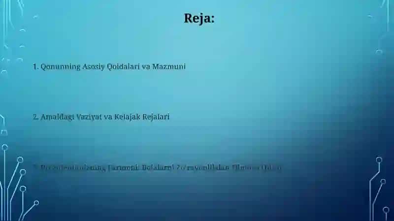 Bolalarni zuravonlikdan himoya qilish tugrisidagi qonuni 2