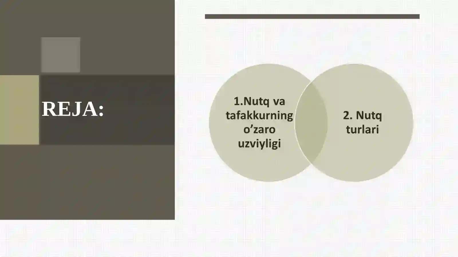 Tafakkur va Nutq Haqida Tushuncha va Ularning Boĝliqli 2