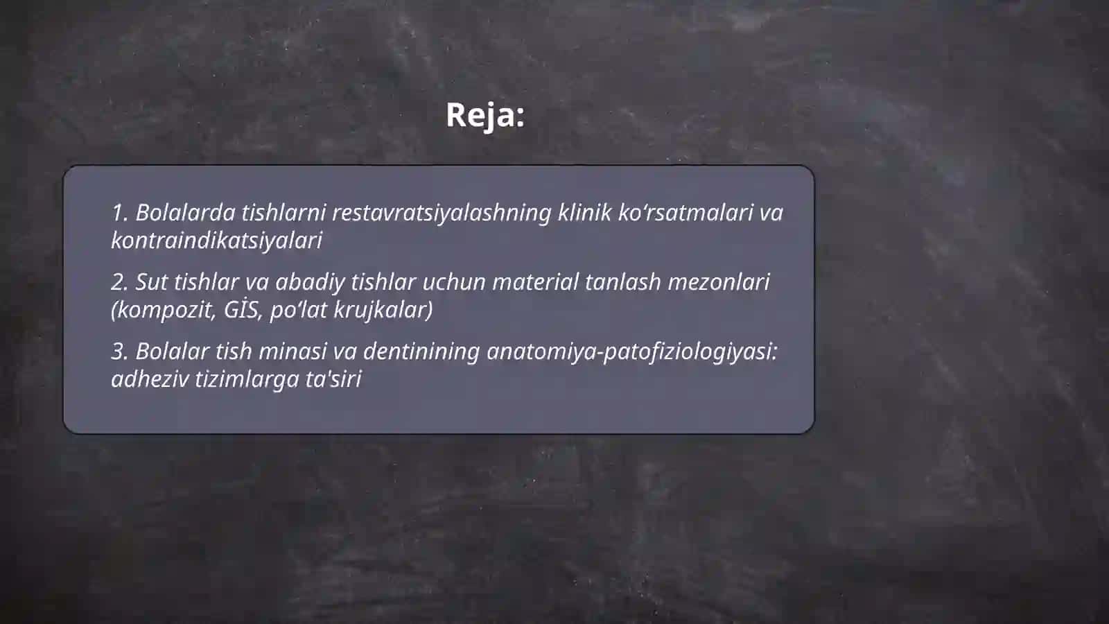Bolalarda tishlarni restavratsiya qilish: o‘ziga xosligi va yondashuvlar 2