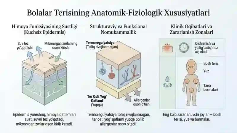 Teri kasalliklarida bemor bolalarni nazorat qilish va parvarishlash 2