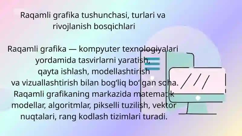 Grafika va video tahrirlash dasturlari 2