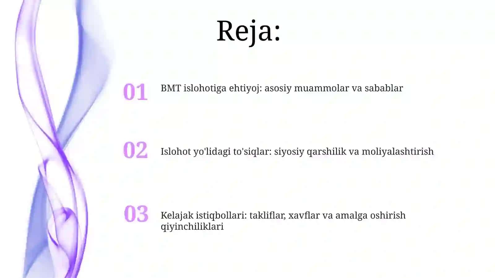 BMTni isloh qilish muammolari 2