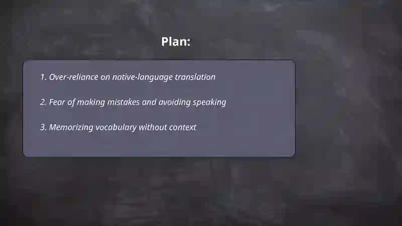 Mistakes in Learning a Language 2