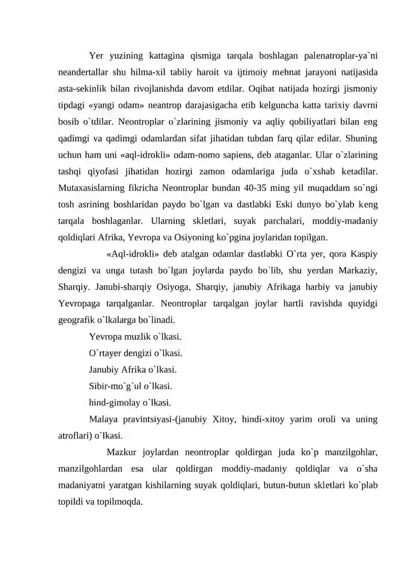 Ibtidoyi jamiyatda urug` va urug` jamoalarini paydo bo`lishi 2