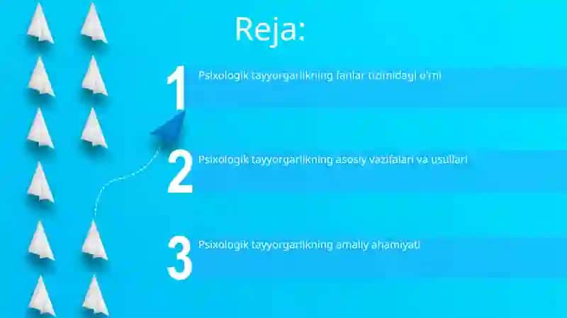 Psixologik treningning fanlar tizimidagi ahamiyati 2