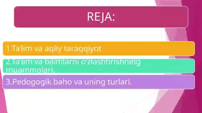 TA’LIM JARAYONINING PSIXOLOGIK ASOSLARI 2