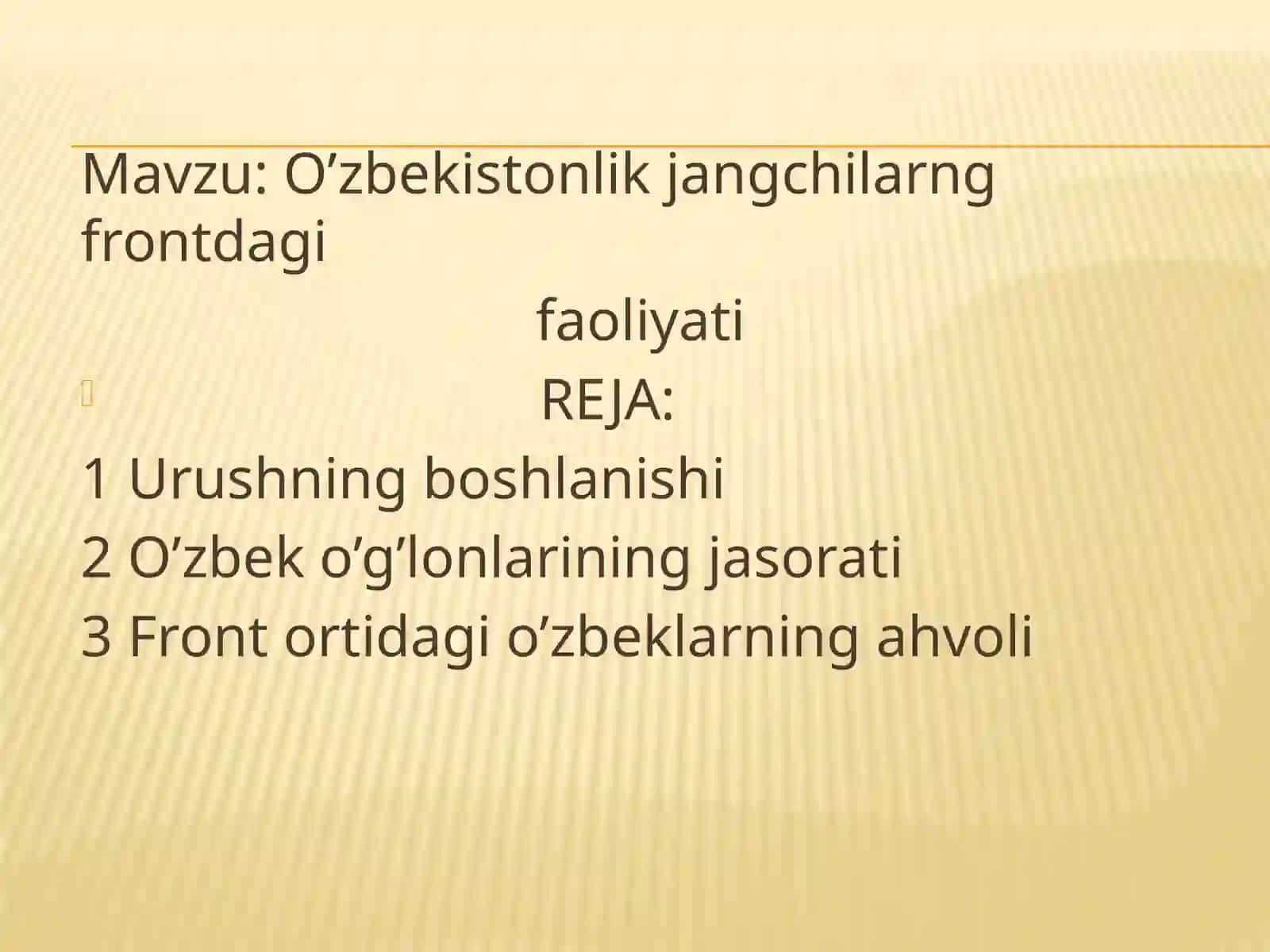 Mirzyaev Boburning O’zbekiston tarixi fanidan tayyorlagan taqdimoti 2