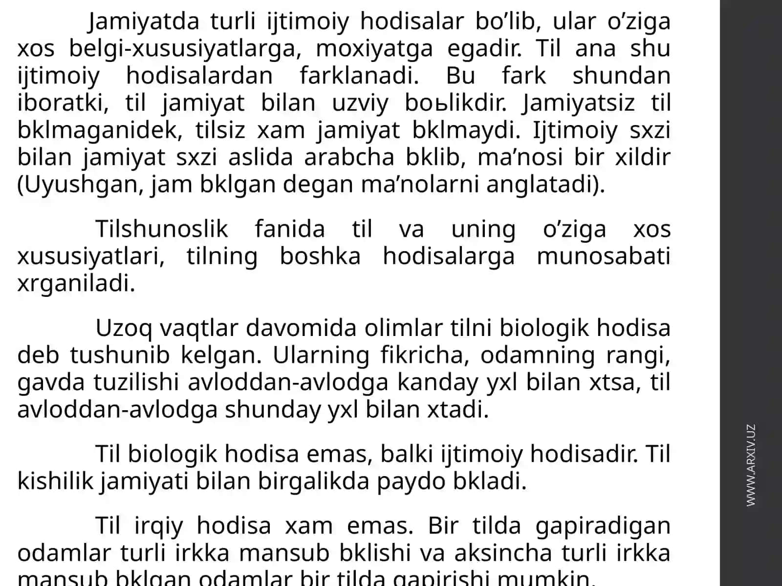 TIL IJTIMOIY DOIM O'ZGARIB TURUVCHI HODISA 2