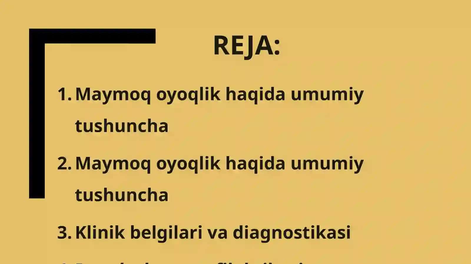 MAYMOQ OYOQLIK (TUG‘MA QIYSHIQ OYOQ — CLUBFOOT) 2