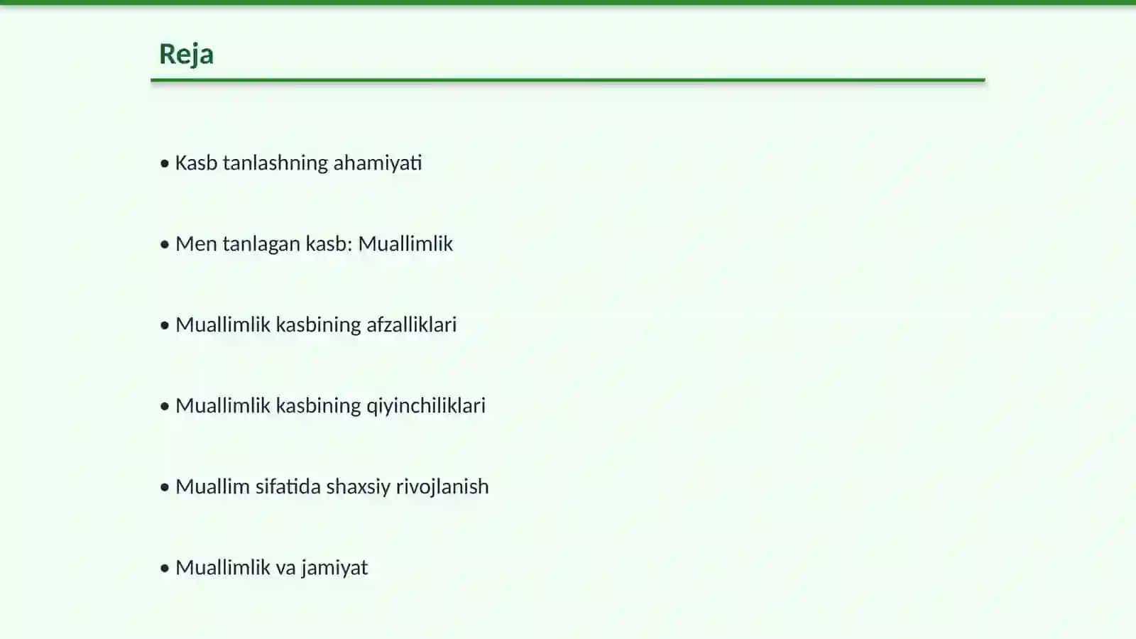 Men tanlagan kasb: Mening kareram va kelajagim 2