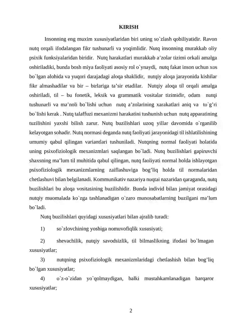 Dislaliyani dizartriya nutq nuqsonidan farqlash texnikasi 2