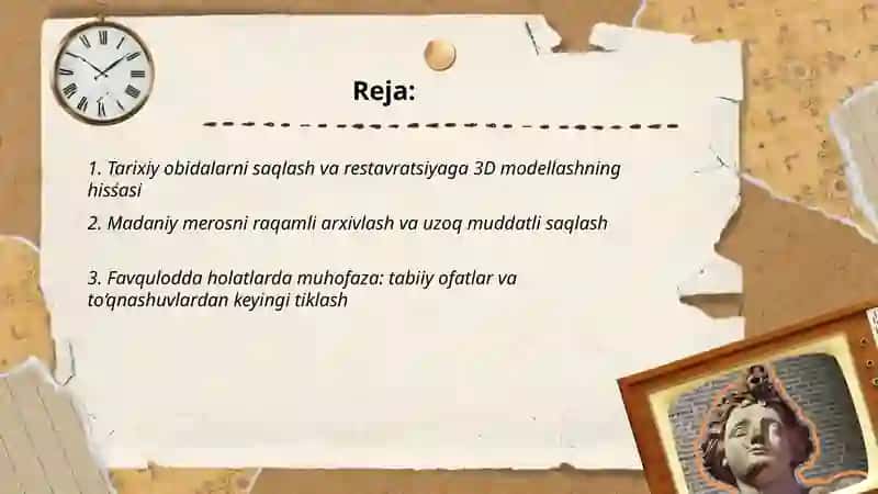 Tarixiy obidalarni 3D modellashtirishning ahamiyati 2